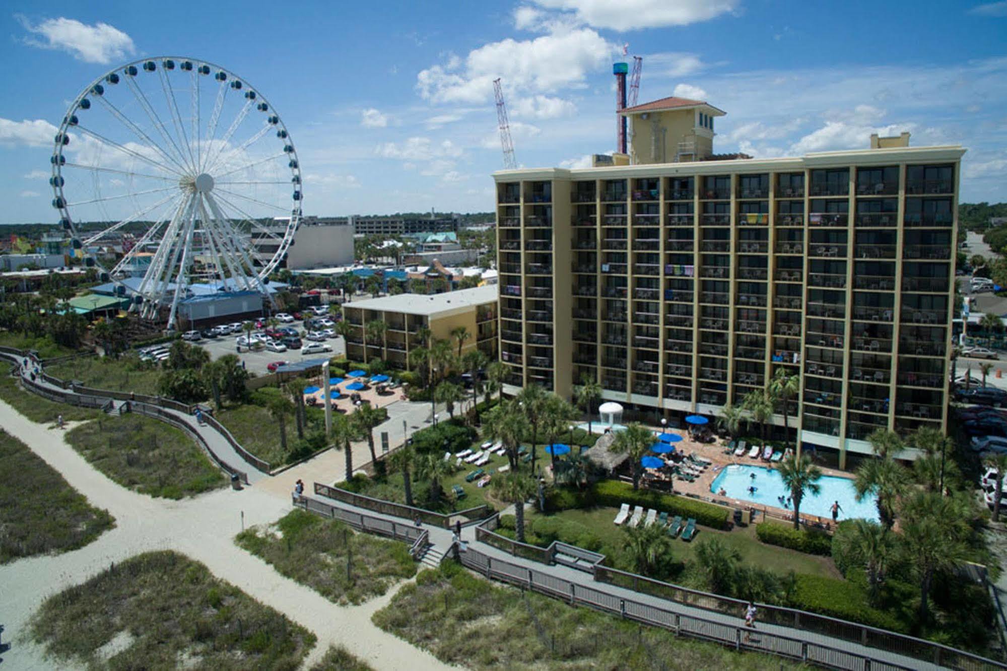 Holiday Pavilion Resort On The Boardwalk マートルビーチ エクステリア 写真